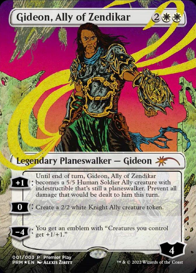 Gideon, Ally of Zendikar (Borderless) [Regional Championship Qualifiers 2022] - Trinity Hobby
