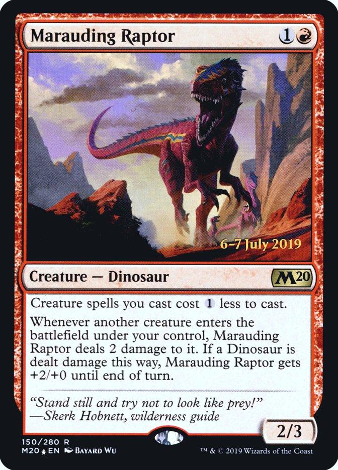 Marauding Raptor [Core Set 2020 Prerelease Promos] - Trinity Hobby
