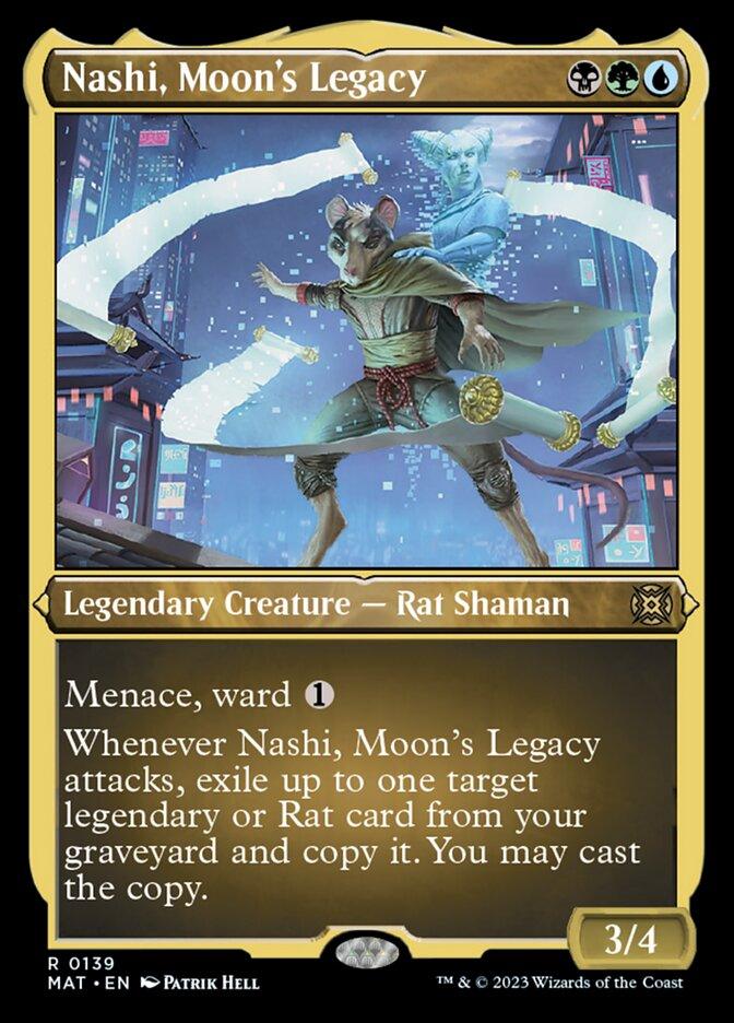 Nashi, Moon's Legacy (Foil Etched) [March of the Machine: The Aftermath] - Trinity Hobby