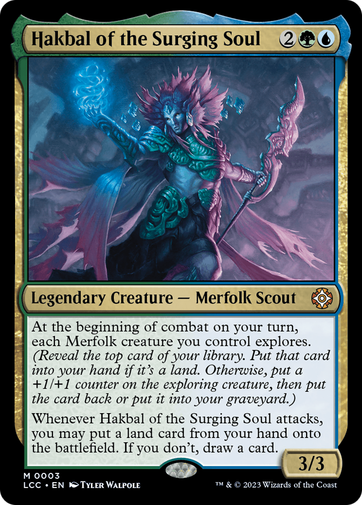 Hakbal of the Surging Soul [The Lost Caverns of Ixalan Commander] - Trinity Hobby