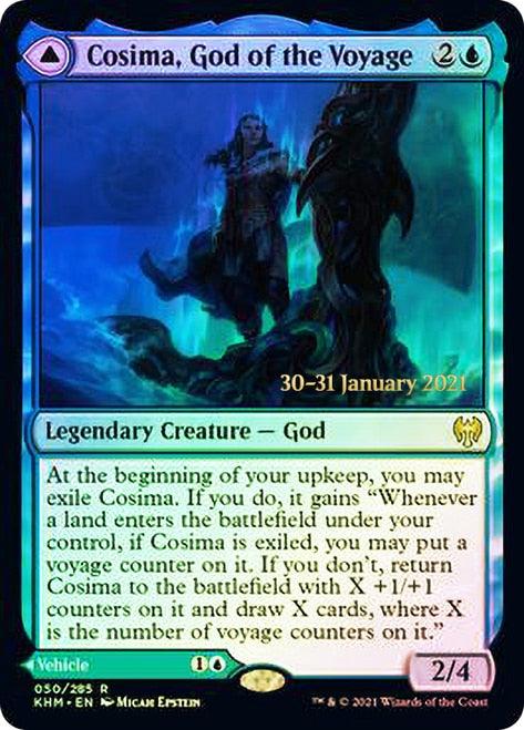 Cosima, God of the Voyage // The Omenkeel [Kaldheim Prerelease Promos] - Trinity Hobby