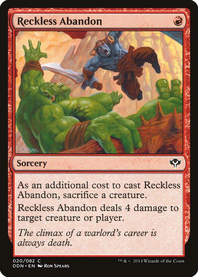 Reckless Abandon [Duel Decks: Speed vs. Cunning] - Trinity Hobby