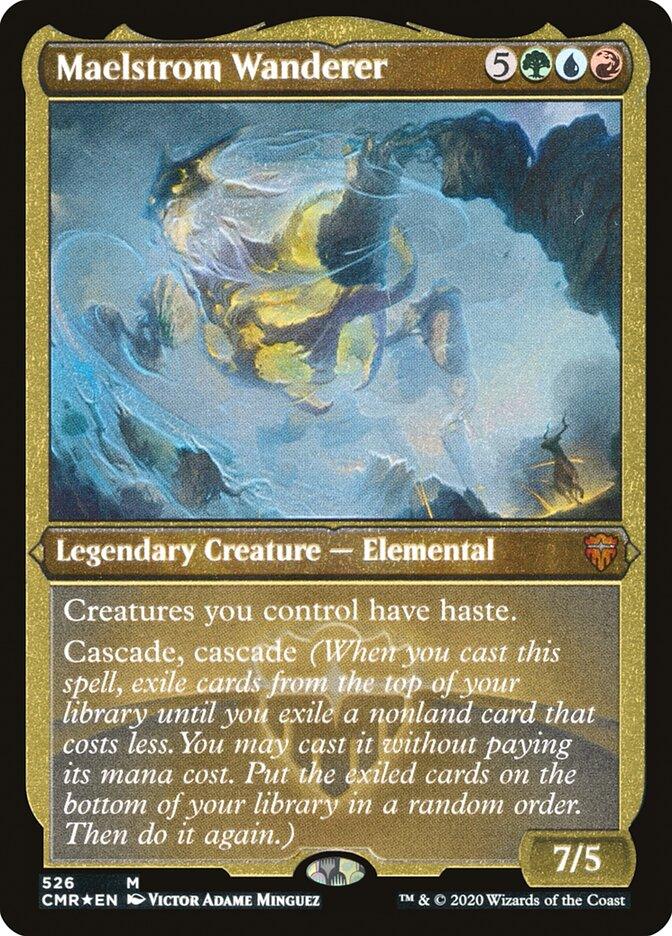 Maelstrom Wanderer (Etched) [Commander Legends] - Trinity Hobby