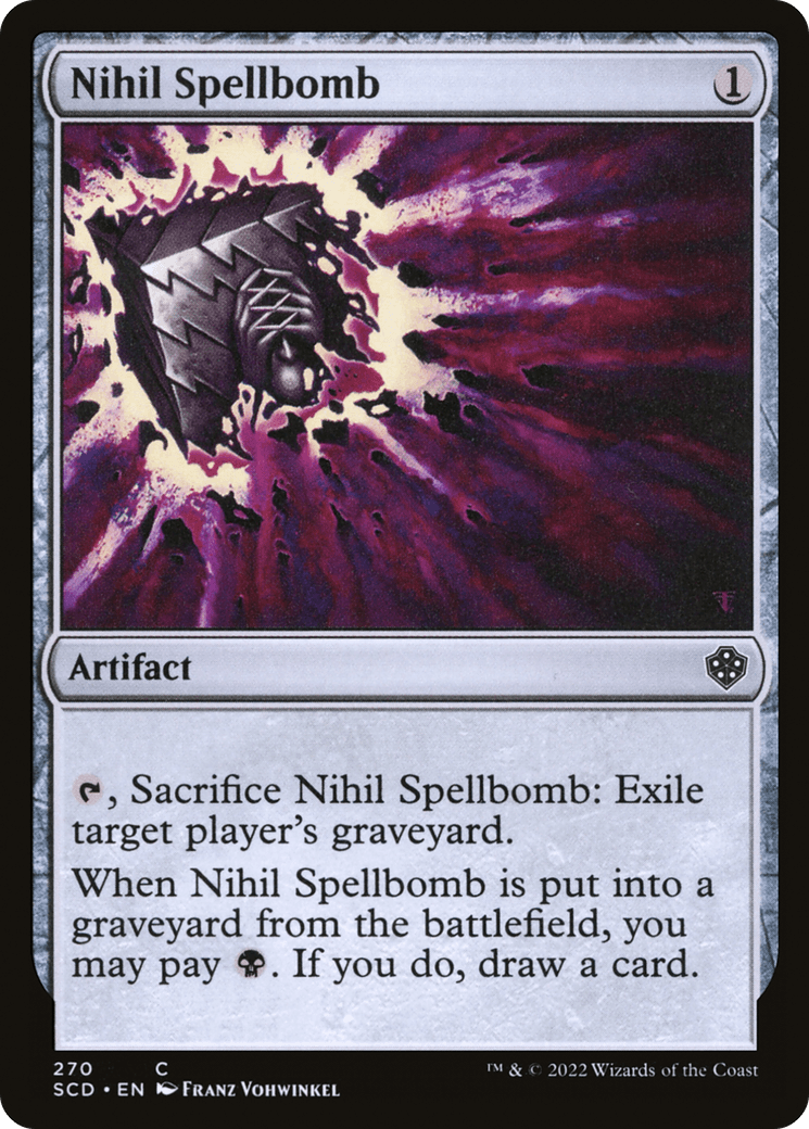 Nihil Spellbomb [Starter Commander Decks] - Trinity Hobby