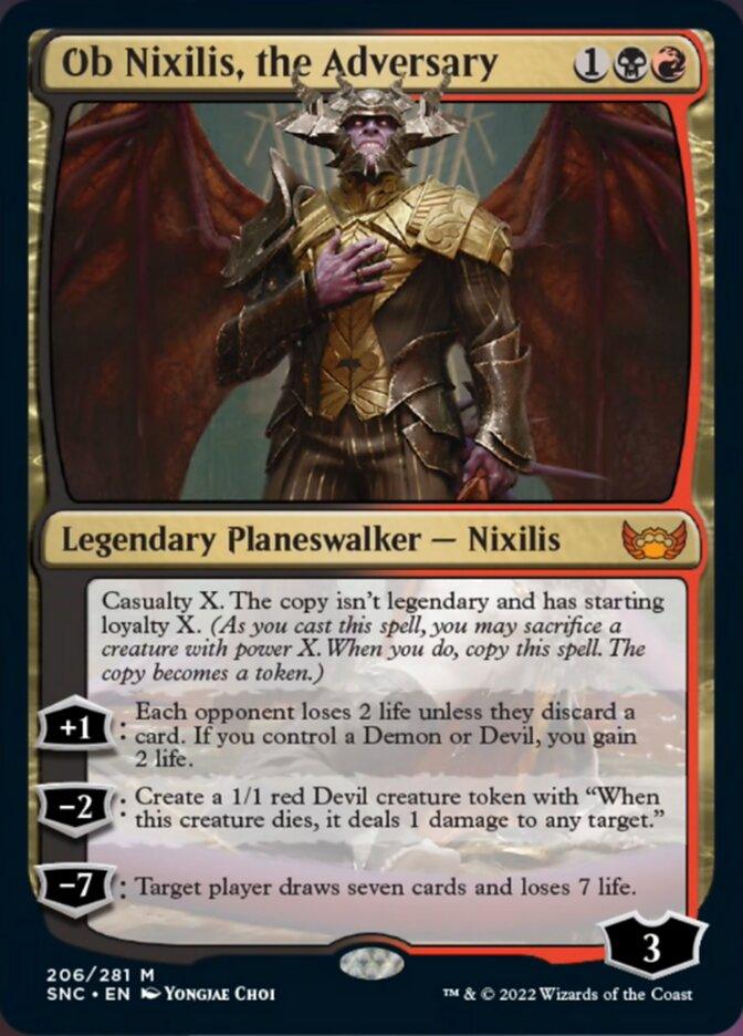 Ob Nixilis, the Adversary [Streets of New Capenna] - Trinity Hobby