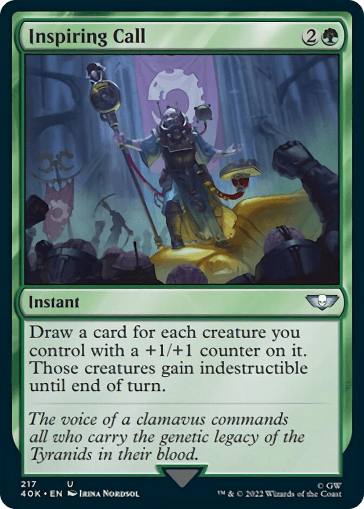 Inspiring Call (Surge Foil) [Warhammer 40,000] - Trinity Hobby