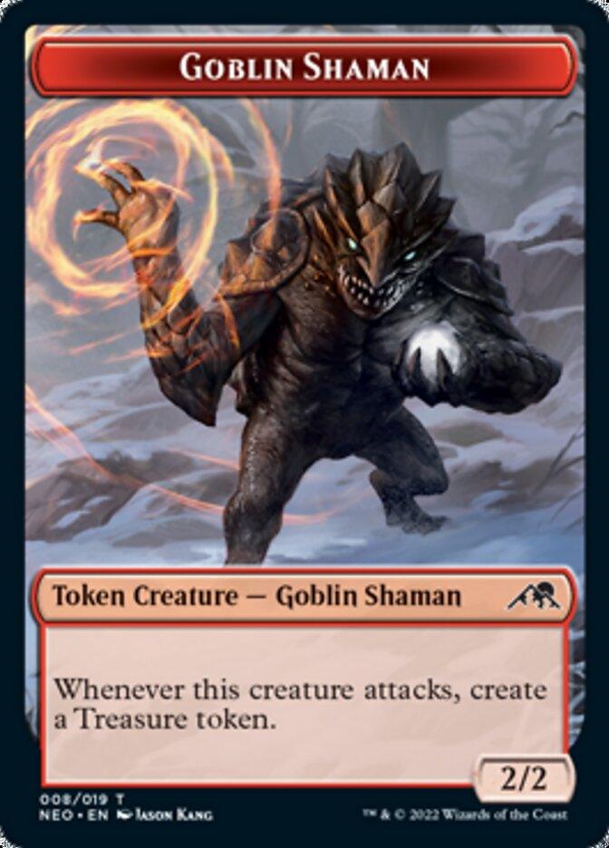 Samurai // Goblin Shaman Double-Sided Token [Kamigawa: Neon Dynasty Tokens] - Trinity Hobby