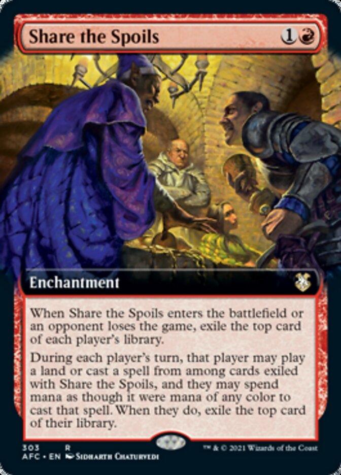 Share the Spoils (Extended Art) [Dungeons & Dragons: Adventures in the Forgotten Realms Commander] - Trinity Hobby