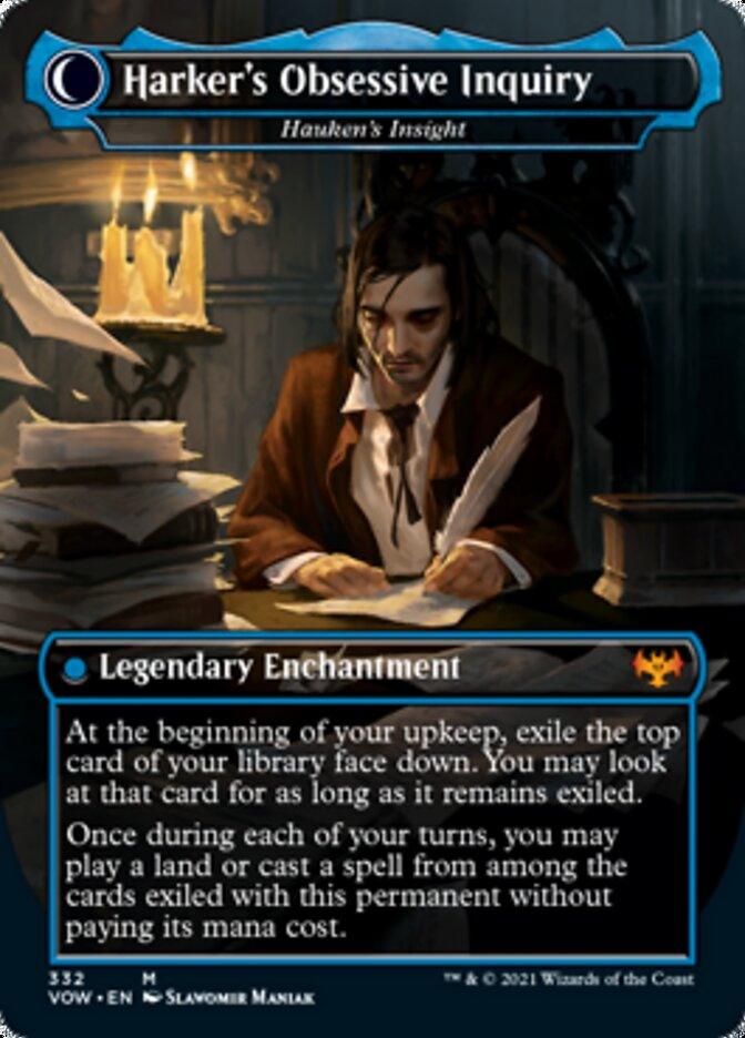 Jacob Hauken, Inspector // Hauken's Insight - Jonathan Harker // Harker's Obsessive Inquiry [Innistrad: Crimson Vow] - Trinity Hobby