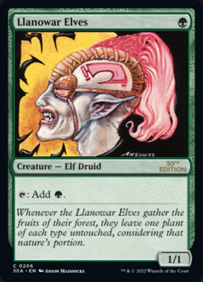 Llanowar Elves [30th Anniversary Edition] - Trinity Hobby
