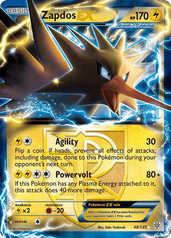 Zapdos EX (48/135) [Black & White: Plasma Storm] - Trinity Hobby