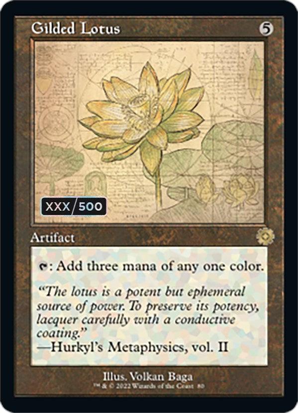 Gilded Lotus (Retro Schematic) (Serialized) [The Brothers' War Retro Artifacts] - Trinity Hobby