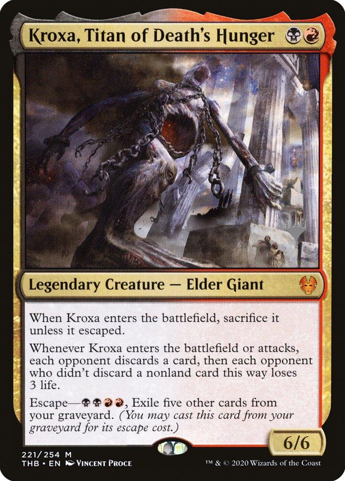 Kroxa, Titan of Death's Hunger (Promo Pack) [Theros Beyond Death Promos] - Trinity Hobby