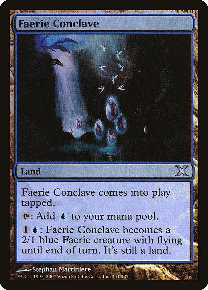 Faerie Conclave (Premium Foil) [Tenth Edition] - Trinity Hobby