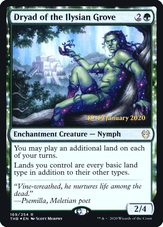 Dryad of the Ilysian Grove [Theros Beyond Death Prerelease Promos] - Trinity Hobby