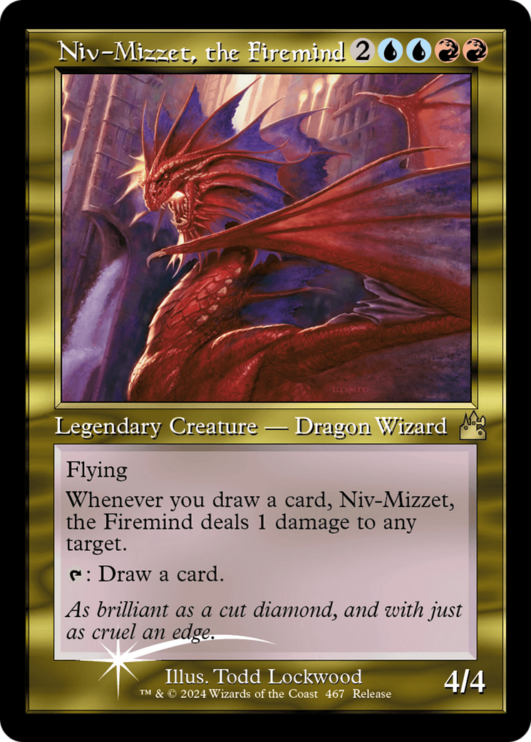 Niv-Mizzet, the Firemind (Retro Frame) [Ravnica Remastered] - Trinity Hobby
