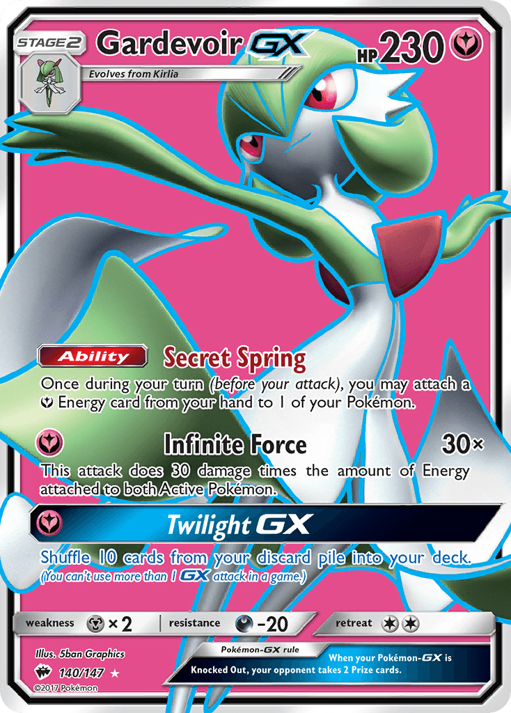 Gardevoir GX (140/147) [Sun & Moon: Burning Shadows] - Trinity Hobby