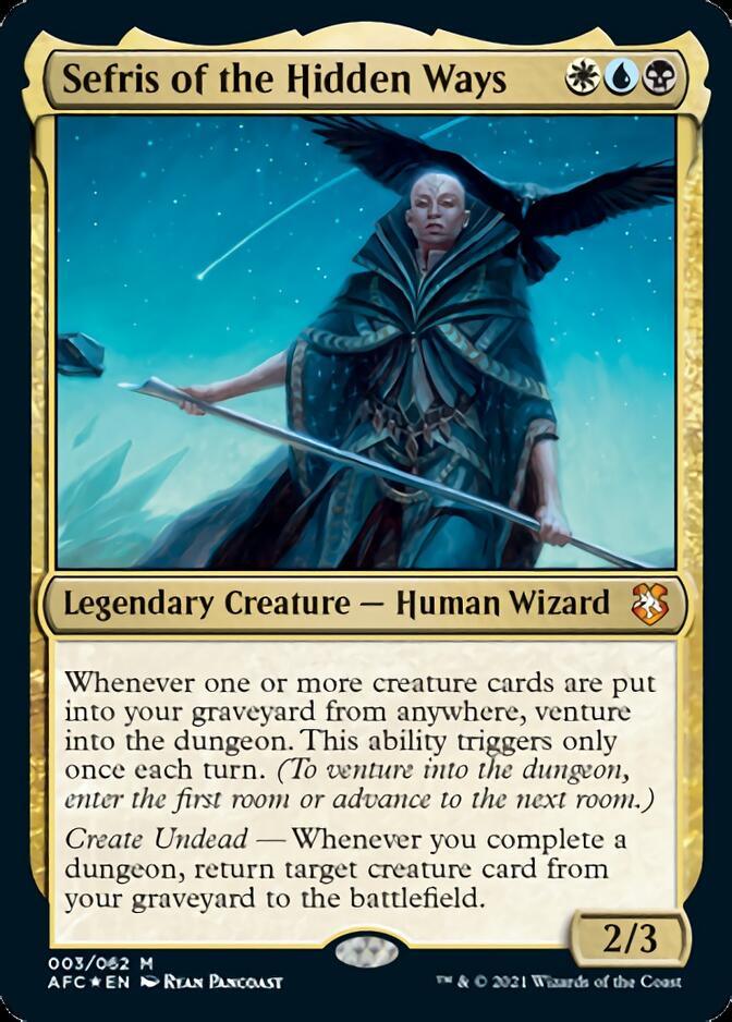 Sefris of the Hidden Ways [Dungeons & Dragons: Adventures in the Forgotten Realms Commander] - Trinity Hobby