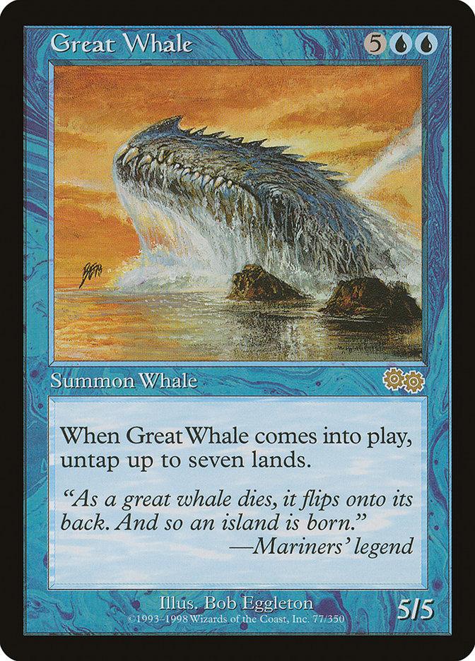Great Whale [Urza's Saga] - Trinity Hobby