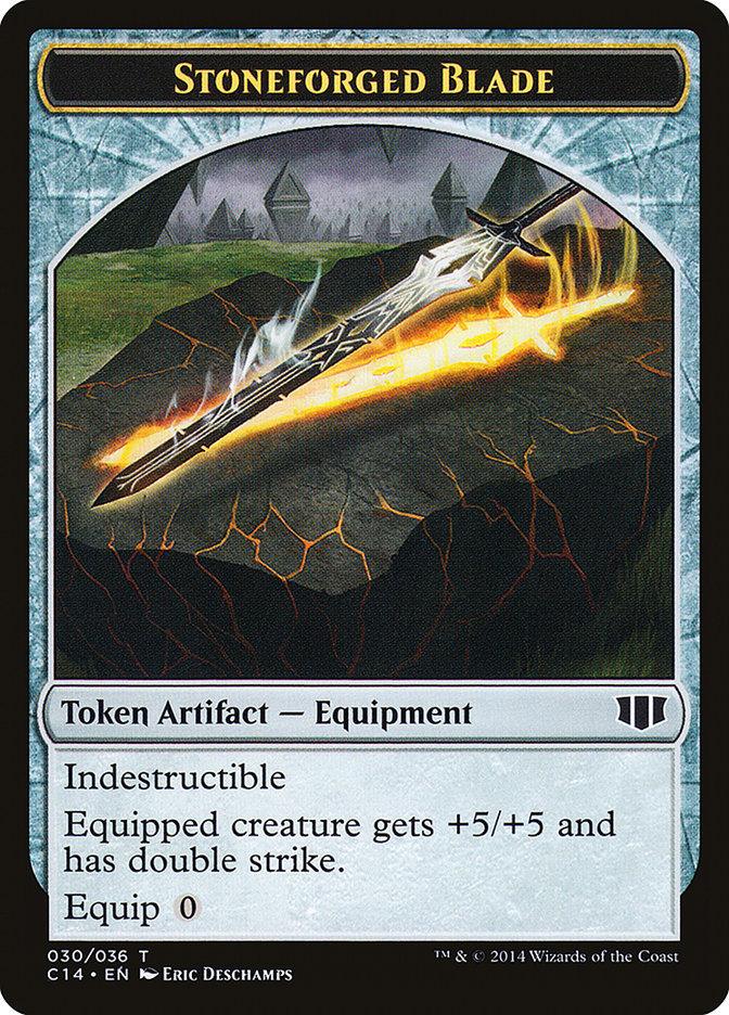 Stoneforged Blade // Germ Double-Sided Token [Commander 2014 Tokens] - Trinity Hobby