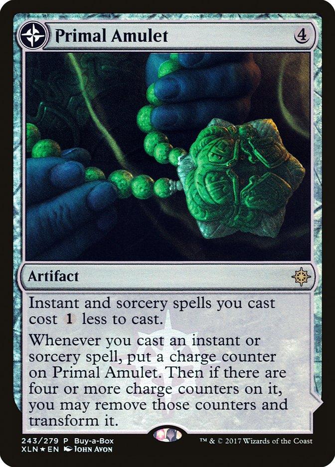 Primal Amulet // Primal Wellspring (Buy-A-Box) [Ixalan Treasure Chest] - Trinity Hobby
