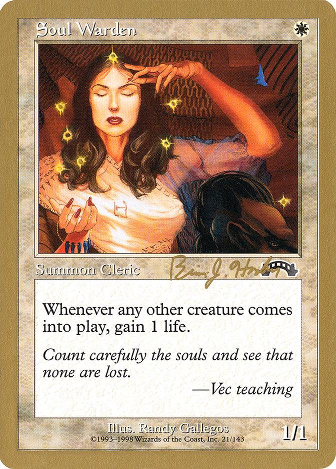 Soul Warden (Brian Hacker) [World Championship Decks 1998] - Trinity Hobby