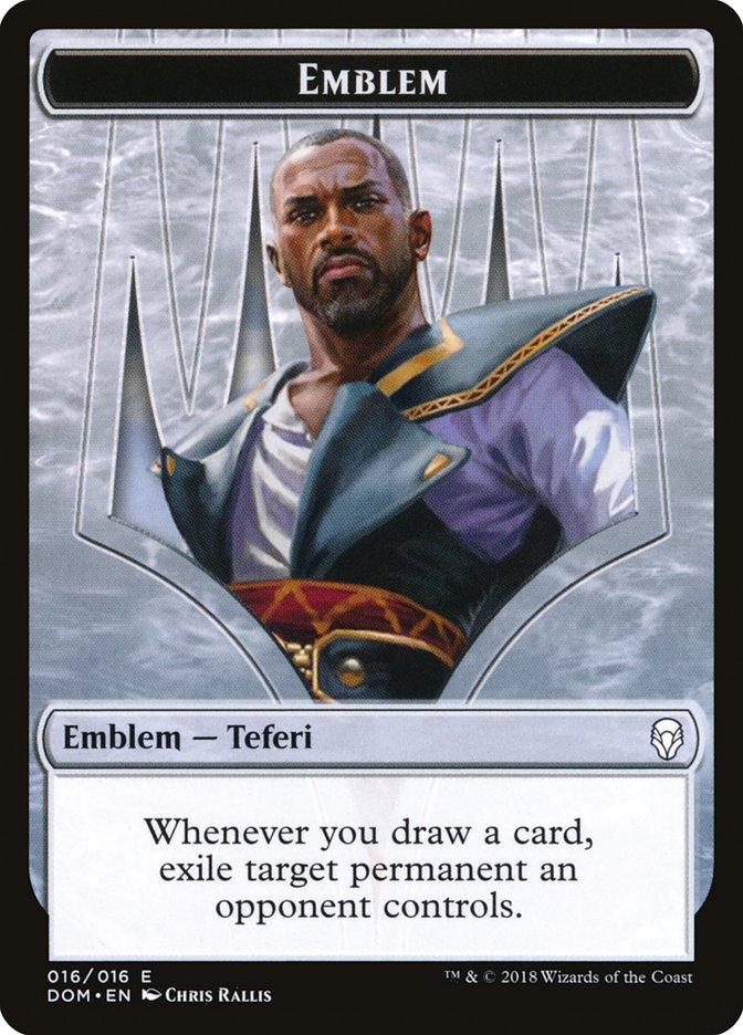 Teferi, Hero of Dominaria Emblem [Dominaria Tokens] - Trinity Hobby
