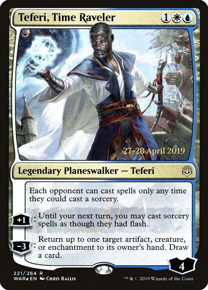 Teferi, Time Raveler [War of the Spark Prerelease Promos] - Trinity Hobby