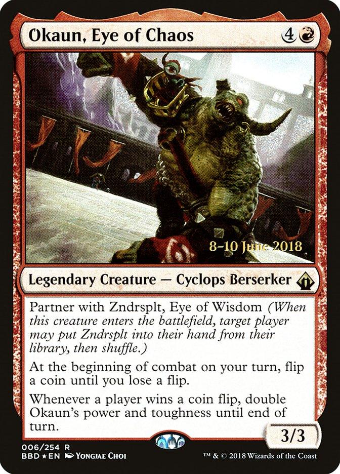 Okaun, Eye of Chaos [Battlebond Prerelease Promos] - Trinity Hobby