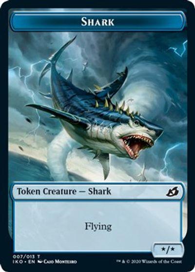 Pegasus // Shark Double-Sided Token [Challenger Decks 2021 Tokens] - Trinity Hobby