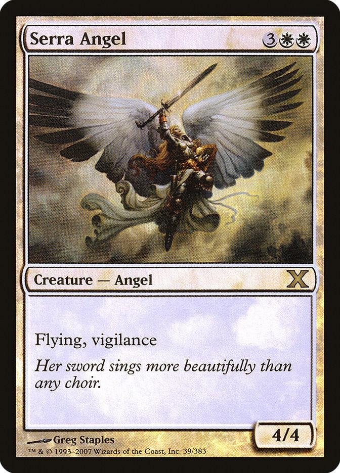 Serra Angel (Premium Foil) [Tenth Edition] - Trinity Hobby