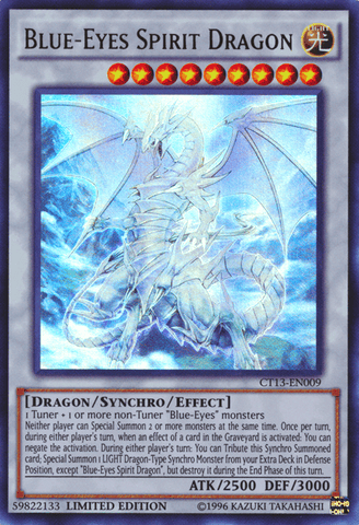 Blue-Eyes Spirit Dragon [CT13-EN009] Ultra Rare - Trinity Hobby