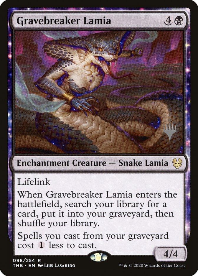 Gravebreaker Lamia (Promo Pack) [Theros Beyond Death Promos] - Trinity Hobby