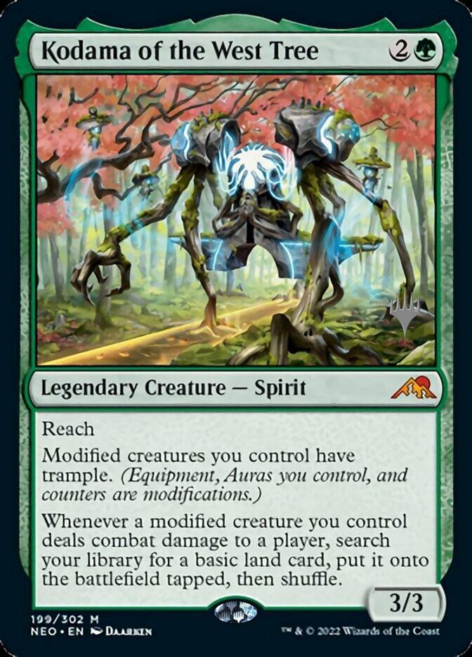 Kodama of the West Tree (Promo Pack) [Kamigawa: Neon Dynasty Promos] - Trinity Hobby