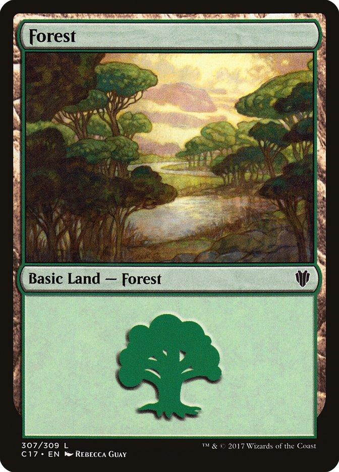 Forest (307) [Commander 2017] - Trinity Hobby
