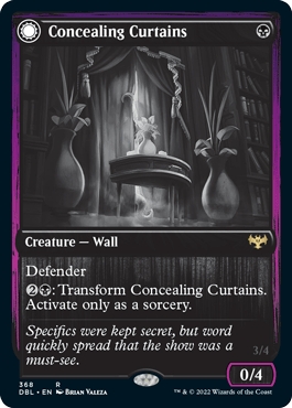 Concealing Curtains // Revealing Eye [Innistrad: Double Feature] - Trinity Hobby