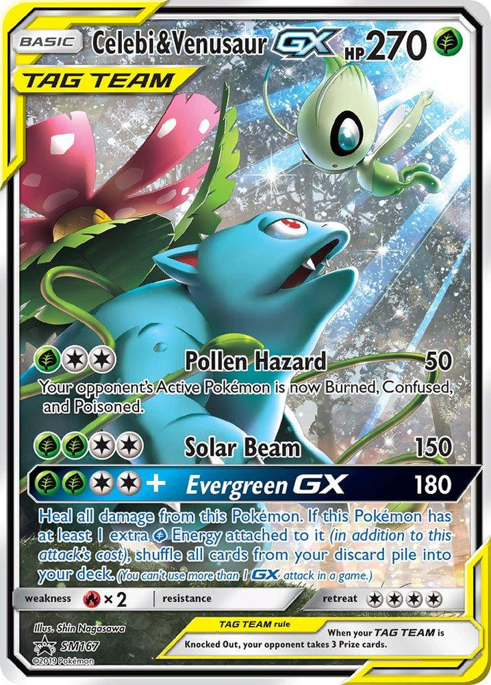 Celebi & Venusaur GX (SM167) [Sun & Moon: Black Star Promos] - Trinity Hobby