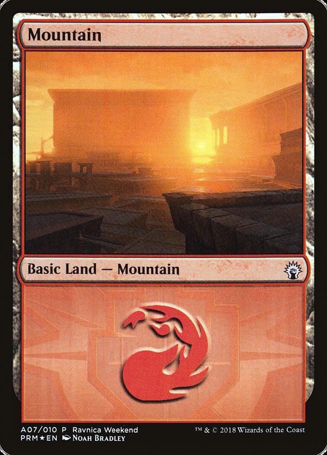 Mountain (A07) [Ravnica Allegiance Ravnica Weekend] - Trinity Hobby