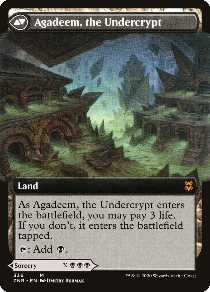 Agadeem's Awakening // Agadeem, the Undercrypt (Extended Art) [Zendikar Rising] - Trinity Hobby