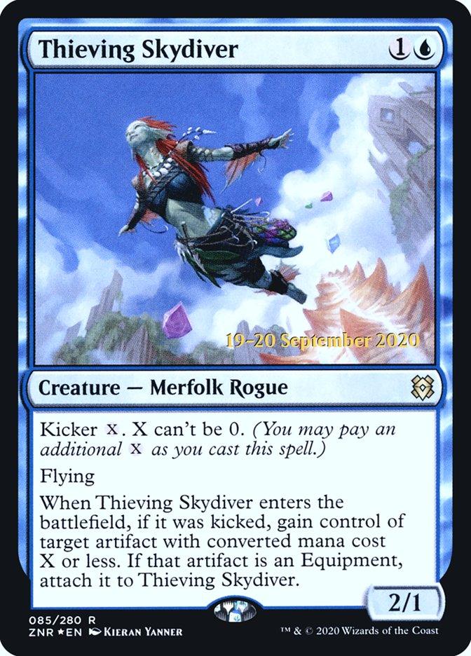 Thieving Skydiver [Zendikar Rising Prerelease Promos] - Trinity Hobby