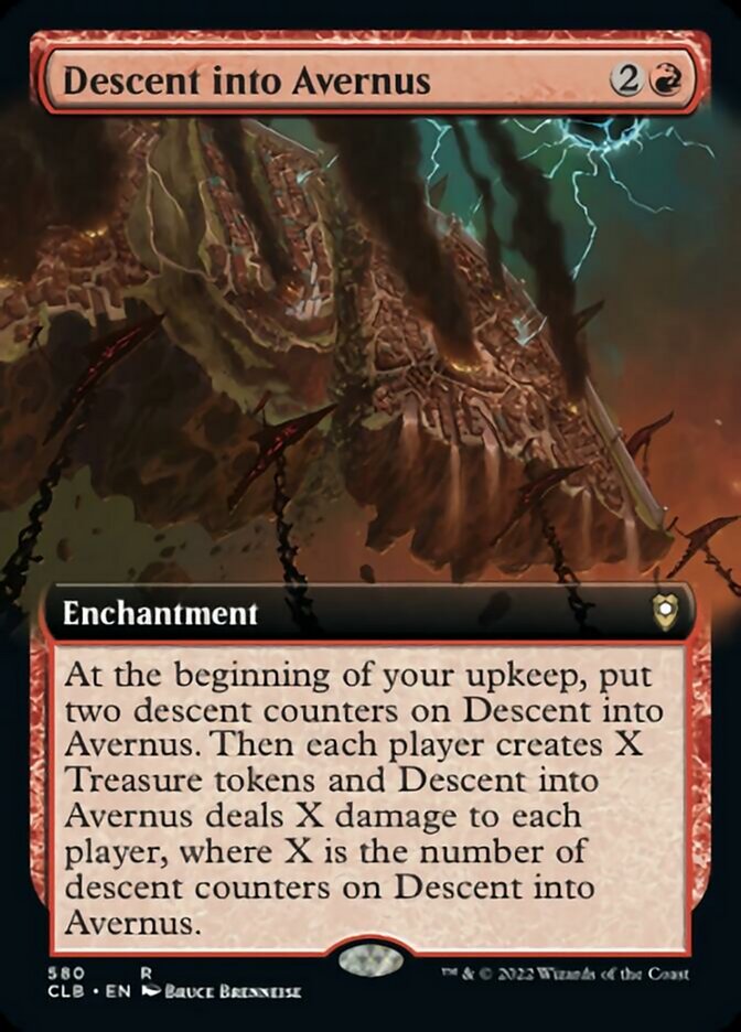 Descent into Avernus (Extended Art) [Commander Legends: Battle for Baldur's Gate] - Trinity Hobby