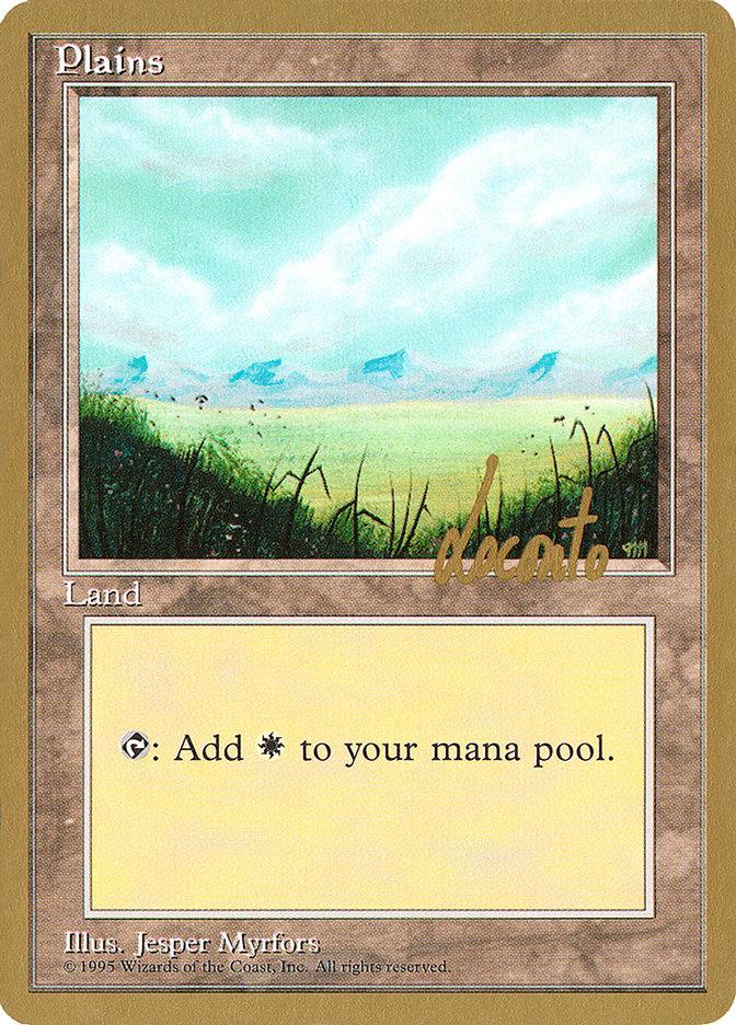 Plains (ml366) (Michael Loconto) [Pro Tour Collector Set] - Trinity Hobby