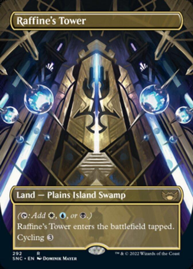 Raffine's Tower (Borderless Alternate Art) [Streets of New Capenna] - Trinity Hobby