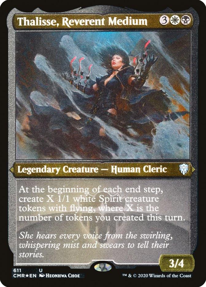 Thalisse, Reverent Medium (Etched) [Commander Legends] - Trinity Hobby