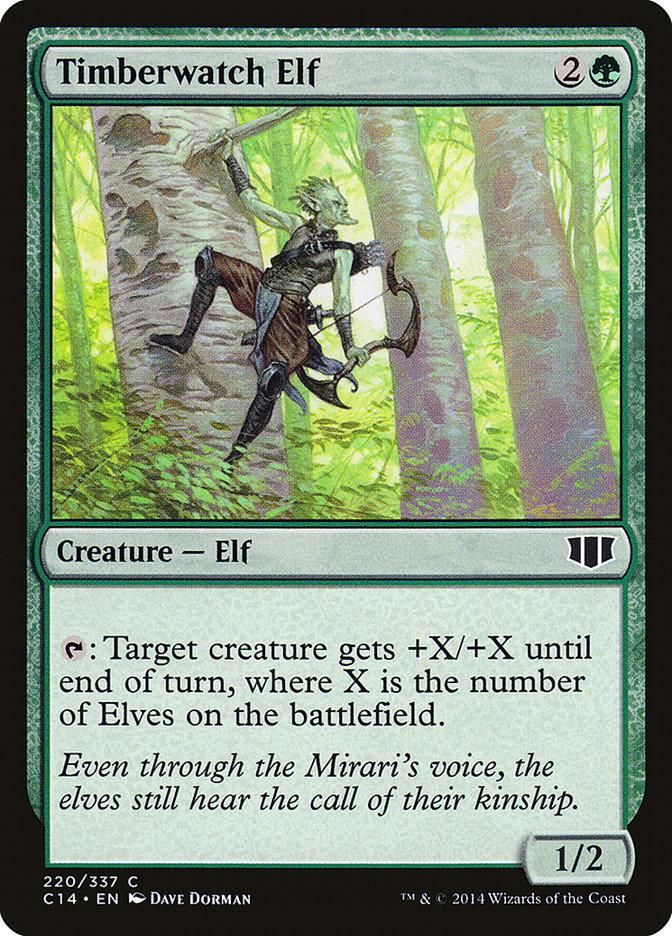 Timberwatch Elf [Commander 2014] - Trinity Hobby