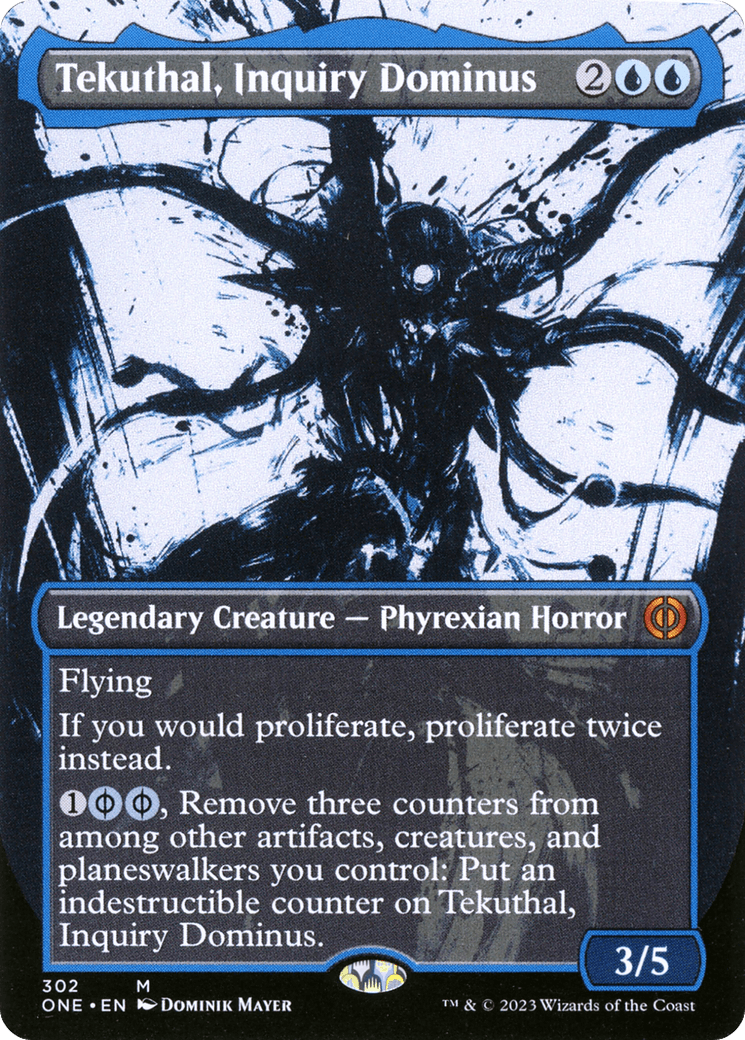 Tekuthal, Inquiry Dominus (Borderless Ichor) [Phyrexia: All Will Be One] - Trinity Hobby