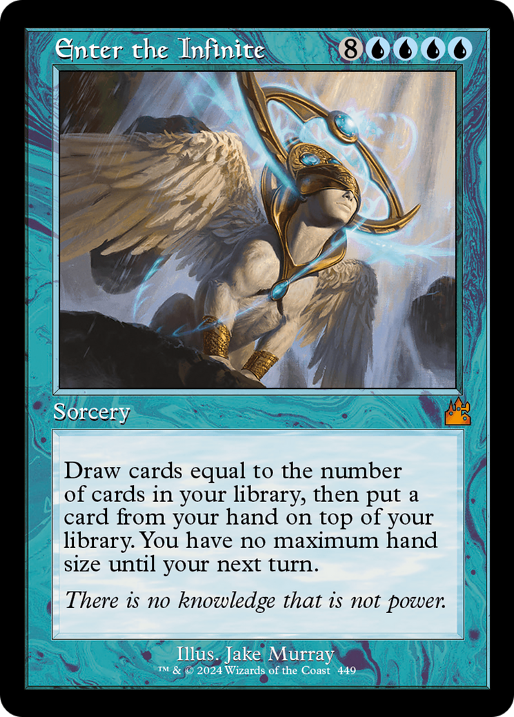 Enter the Infinite (Retro Frame) [Ravnica Remastered] - Trinity Hobby