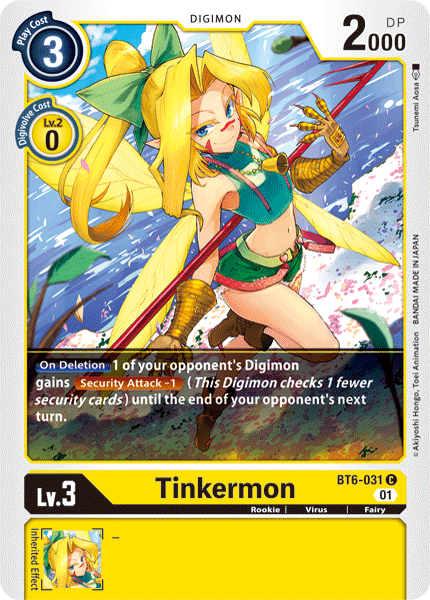 Tinkermon [BT6-031] [Double Diamond]Digimon Trading Card Game