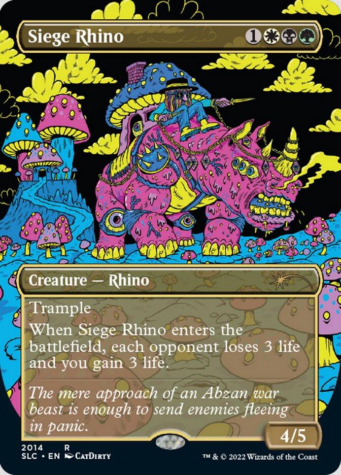 Siege Rhino (Borderless) [Secret Lair 30th Anniversary Countdown Kit] - Trinity Hobby