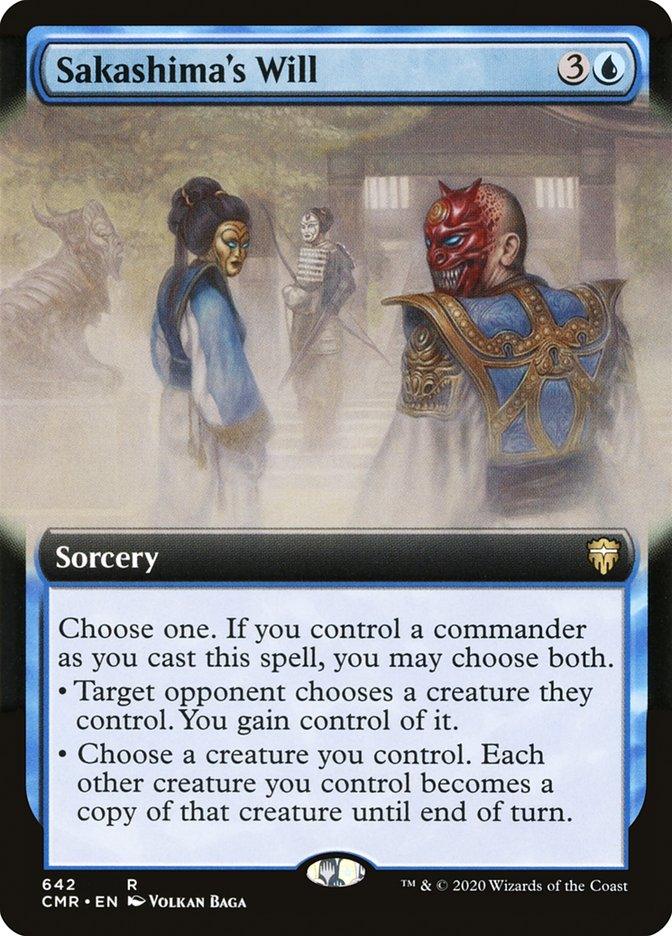 Sakashima's Will (Extended Art) [Commander Legends] - Trinity Hobby
